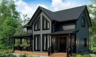 Проекты каркасных домов с террасой от 3686 рублей | Строй-Бгн